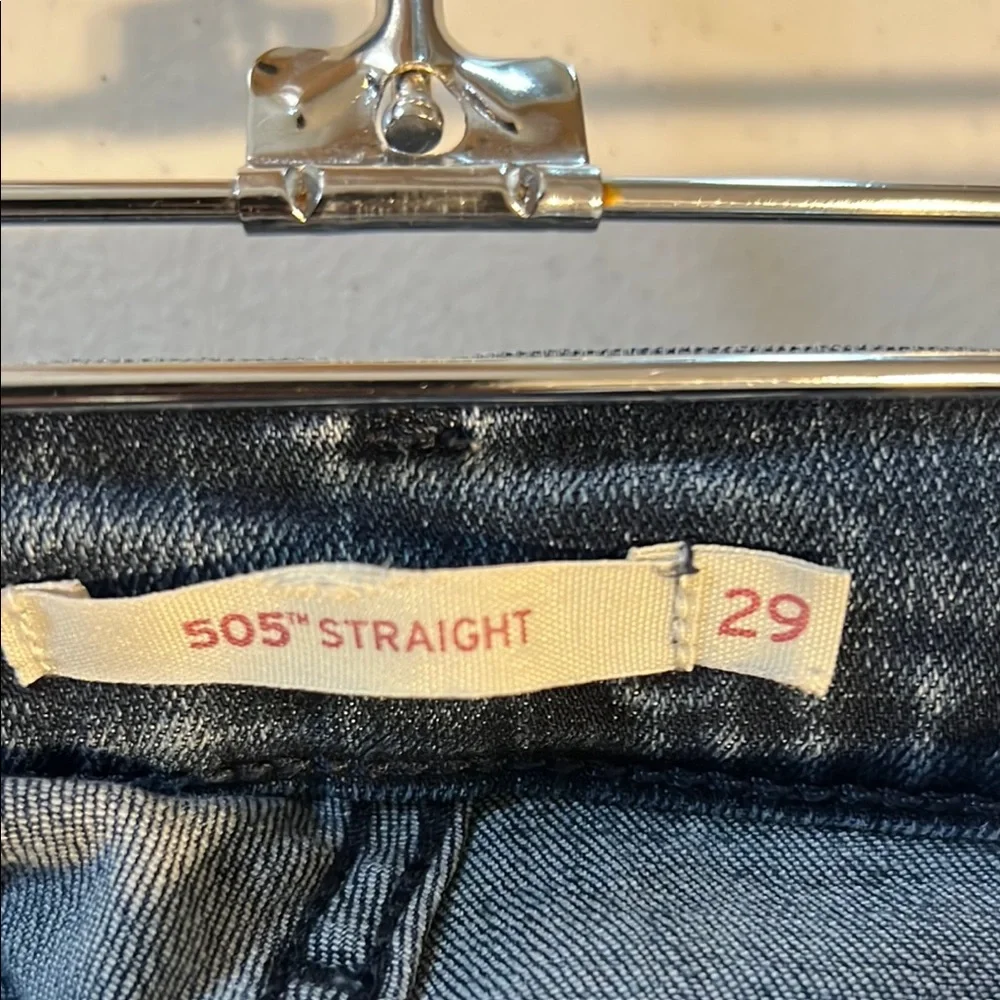 Levi's Blue Straight Jeans Classic Fit waist 29 & Long 30